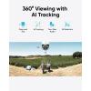 imageeufy Security 4G LTE Cam S330 4K Cellular Wireless Security Camera Pan and Tilt Solar Powered 4G and WiFi Duomode AI HumanVehicle Tracking with SIM Card and 32GB SD Card T86P2