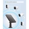 imageeufy Security Certified eufyCam Solar Panel Compatible with eufyCam Continuous Power Supply 26W Solar Panel IP65 WeatherproofBlack
