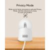 imageeufy Security Indoor Cam C210 Home Security Camera 1080p Resolution 360 PTZ Plugin Security Indoor Camera with 24G WiFi HumanMotion AI Night Vision AI Tracking HomeBase 3 Compatible