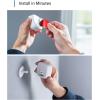 imageeufy Security Motion Sensor Home Alarm System 100 Coverage 30 ft Detection Range 2Year Battery Life Adjustable Sensitivity HomeBase Required Optional 247 Protection Service Home Security