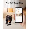 imageeufy Security Pet Camera for Dogs and Cats OnDevice AI Tracking and Pet Monitoring 360 View 1080p with Treat Dispenser Local Storage 2Way Audio Phone App No Monthly Fee Motion Only AlertWhite