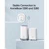 imageeufy Security Siren IP65 Weatherproof Wireless Alarm 105 dB Work with homebase