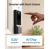 imageeufy Security Smart Lock C220 Fingerprint Keyless Entry Door Lock Builtin WiFi App Remote Control Front Door Smart Lock Deadbolt 8Months Battery Reliable Power IP53 Waterproof BHMA Grade 3Black
