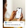 imageeufy Security Smart Lock C220 Fingerprint Keyless Entry Door Lock Builtin WiFi App Remote Control Front Door Smart Lock Deadbolt 8Months Battery Reliable Power IP53 Waterproof BHMA Grade 3Nickel