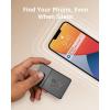 imageeufy Security SmartTrack Card E30 Black 1Pack Works with Apple Find My iOS Only Wallet Tracker Phone Finder Up to 3Year Battery LifeAndroid Not Supported Water Resistant