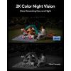 imageeufy Security Solar Wall Light Cam S120 Solar Security Cameras Wireless Outdoor 2K Camera Forever Power Motion Activated Light AI Detection IP65 Waterproof Spotlight No Monthly Fee2Cam Pack