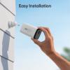 imageeufy Security SoloCam C210 Wireless Outdoor Camera 2K Resolution No Monthly Fee Wireless 24 GHz WiFi HomeBase 3 Compatible Homekit is not SupportedWhite