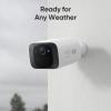 imageeufy Security SoloCam C210 Wireless Outdoor Camera 2K Resolution No Monthly Fee Wireless 24 GHz WiFi HomeBase 3 Compatible Homekit is not SupportedWhite