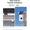 imageeufy Security SoloCam E30 2 Pack Security Cameras Wireless Outdoor Solar Camera Outdoor Wireless 360 Pan AI Tracking 2K Clarity HomeBase S380 Compatible No Monthly Fee4 PackHomebase