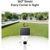 imageeufy Security SoloCam E30 2 Pack Security Cameras Wireless Outdoor Solar Camera Outdoor Wireless 360 Pan AI Tracking 2K Clarity HomeBase S380 Compatible No Monthly Fee4 PackHomebase