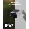 imageeufy Security SoloCam S220 Solar Security Camera Wireless Security Camera Outdoor 2K Resolution Continuous Power No Monthly Fee HomeBase 3 Compatible 24 GHz WiFi for Outdoor Surveillance2Cam Pack