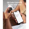 imageeufy Security by Anker SmartTrack Link Black 4Pack Android not Supported Works with Apple Find My iOS only Key Finder Bluetooth Tracker for Earbuds and Luggage Phone Finder Water Resistant2 pack