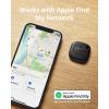 imageeufy Security by Anker SmartTrack Link Black 4Pack Android not Supported Works with Apple Find My iOS only Key Finder Bluetooth Tracker for Earbuds and Luggage Phone Finder Water Resistant2 pack