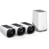 imageeufy Security eufyCam S330 eufyCam 3 2Cam Kit Security Camera Outdoor Wireless 4K Camera with Solar Panel Forever Power Face Recognition AI Expandable Local Storage No Monthly Fee3 Camera Kit