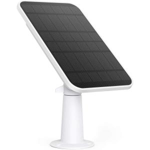 imageeufy Security Certified eufyCam Solar Panel Compatible with eufyCam Continuous Power Supply 26W Solar Panel IP65 WeatherproofWhite