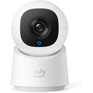 imageeufy Security Indoor Cam C210 Home Security Camera 1080p Resolution 360 PTZ Plugin Security Indoor Camera with 24G WiFi HumanMotion AI Night Vision AI Tracking HomeBase 3 Compatible