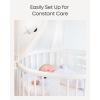 imageeufy Baby Monitor Crib Mount Compatible with eufy Baby Monitor E20E21 16 Inch Flexible Arm Bracket Attach to Baby Crib No Tools Needed No Wall Damage Camera Not Included