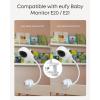 imageeufy Baby Monitor Crib Mount Compatible with eufy Baby Monitor E20E21 16 Inch Flexible Arm Bracket Attach to Baby Crib No Tools Needed No Wall Damage Camera Not Included