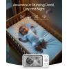 imageeufy Baby Monitor E20 with 2 Cameras Split Screen 2K HD Camera 5 720p Display
