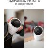 imageeufy Baby Monitor E21 with 2 4K UHD Cameras 5 720p Display Hybrid WiFi and No WiFi Connection App and Monitor Control PanTilt 8 Zoom Portable Camera with Builtin Battery ANR