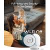 imageeufy Baby Monitor E21 with 2 4K UHD Cameras 5 720p Display Hybrid WiFi and No WiFi Connection App and Monitor Control PanTilt 8 Zoom Portable Camera with Builtin Battery ANR
