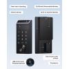 imageeufy FamiLock E34 Smart Lock with Palm Vein Recognition Keyless Entry Door Lock for Front Door WiFi Keypad Deadbolt ANSIBHMA Grade 1 Auto Lock Voice Control IP65 Waterproof No Monthly Fee