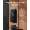 imageeufy FamiLock S3 Max Smart Lock with Palm Vein Recognition Keyless Entry Door Lock for Front Door 3in1 WiFi Keypad Deadbolt 2K HDR Camera Doorbell ANSIBHMA Grade 1 Rear Lock Video ScreenPalm Vein  Video  Rear Screen
