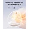 imageeufy Heated Wearable Breast Pump E20 3 Heat Levels HandsFree Breast Pump with Innovative HeatFlow Optimized Rhythm via App HospitalGrade Suction Leakproof UltraSlim and Quiet for inBra Use