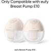 imageeufy Original 24mm Flange 2Pack Replacement Accessories for Wearable Breast Pump S1S1 Pro HeatFlow Technology FoodGrade Silicone Durable Comfortable Ergonomic FitE10 Milk Container2