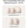 imageeufy Original 24mm Flange 2Pack Replacement Accessories for Wearable Breast Pump S1S1 Pro HeatFlow Technology FoodGrade Silicone Durable Comfortable Ergonomic FitS1S1Pro Magnet Charging Cable1