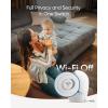 imageeufy Security Baby Monitor E20 with 2K HD Camera 5 720p Display Hybrid WiFi ampamp No WiFi Connection PanTilt 4X Zoom Portable Camera with Builtin Battery 247 Recording in App ANR2K Camera