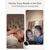 imageeufy Security Baby Monitor E21 with 4K UHD Camera 5 720p Display 8X Zoom Hybrid WiFi and No WiFi Connection 247 Recording in app PanTilt Portable Camera with Builtin Battery ANR