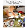 imageeufy Security Baby Monitor E21 with 4K UHD Camera 5 720p Display 8X Zoom Hybrid WiFi and No WiFi Connection 247 Recording in app PanTilt Portable Camera with Builtin Battery ANR