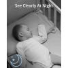 imageeufy Security Baby WiFi Baby Monitor 2K with Noise Detection Night Vision Room Temperature Detection Camera Easy Setup UserFriendly App Requires 24GHz WiFi