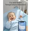 imageeufy Security Baby WiFi Baby Monitor 2K with Noise Detection Night Vision Room Temperature Detection Camera Easy Setup UserFriendly App Requires 24GHz WiFi