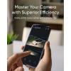imageeufy Security Floodlight Camera E30 Security Camera Outdoor 360 Pan and Tilt AI Detection and Tracking 2K Video 24GHz WiFi 2000 Lumens Custom Voice and Light Alerts 247 Recording