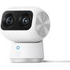 imageeufy Security Indoor Cam S350 with HomeBase 3 Dual Cameras 4K UHD Resolution Security Camera with 8 Zoom and 360 PTZ HumanPet AI DualBand WiFi 6