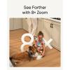 imageeufy Security Indoor Cam S350Dual Cameras4K UHD Resolution Security Camera with 8 Zoom and 360 PTZHumanPet AIIdeal for Baby MonitorPet CameraHome SecurityDualBand WiFi 6Plug in Renewed