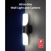 imageeufy Security S100 Wired Wall Light CamSecurity Camera Outdoor2K Camera with 1200Lumen LightColor Night VisionMotion Activated Light AI DetectionIP65 WaterproofFloodlight CameraRenewed