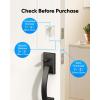imageeufy Security Smart Lock C220 with Door Lever Fingerprint Keyless Entry Door Lock Builtin WiFi App Remote Control Front Door Deadbolt 8 Months Battery Reliable Power IP53 WaterproofLarge Handle  Wifi  Fingerprint