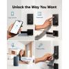 imageeufy Security Smart Lock C30 Keyless Entry Builtin WiFi Deadbolt for Front Door No Bridge Required Easy Installation App Remote Control Auto LockBlack