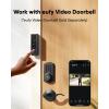 imageeufy Security Smart Lock C30 Keyless Entry Builtin WiFi Deadbolt for Front Door No Bridge Required Easy Installation App Remote Control Auto LockBlack