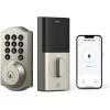 imageeufy Security Smart Lock C30 Keyless Entry Builtin WiFi Deadbolt for Front Door No Bridge Required Easy Installation App Remote Control Auto LockNickel