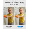imageeufy Security Video Doorbell C30 Battery Powered 2K FHD 43 Expanded View Easy Installation Ring Call Human and Motion Detection HomeBase S380 Compatible No Monthly FeeBattery or Wired Doorbell