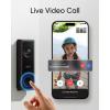 imageeufy Security Video Doorbell C30 Battery Powered 2K FHD 43 Expanded View Easy Installation Ring Call Human and Motion Detection HomeBase S380 Compatible No Monthly FeeBattery Doorbell