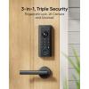 imageeufy Security Video Smart Lock E330 3in1 CameraDoorbellFingerprint Keyless Entry Door Lock Smart Builtin WiFi Deadbolt for Front Door Auto Lock App Remote Control Easy InstallationVideo Lock