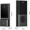 imageeufy Smart Lock E31 Fingerprint Keyless Entry Door Lock with Apple Home Ecosystem for Front Door or Back Supports Matter Apple Home Alexa Google 10000mAh Battery Auto LockMatter  WiFi  Fingerprint  8 AA batteries