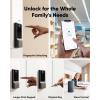 imageeufy Smart Lock E31 Fingerprint Keyless Entry Door Lock with Apple Home Ecosystem for Front Door or Back Supports Matter Apple Home Alexa Google 10000mAh Battery Auto LockMatter  WiFi  Fingerprint  8 AA batteries