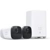 imageEufyCam 2 Pro 2K IndoorOutdoor 2Camera Security System  White Renewed