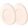 imageeufy Original 24mm Flange 2Pack Replacement Accessories for Wearable Breast Pump S1S1 Pro HeatFlow Technology FoodGrade Silicone Durable Comfortable Ergonomic FitE10S1S1 Pro Dust Cover2